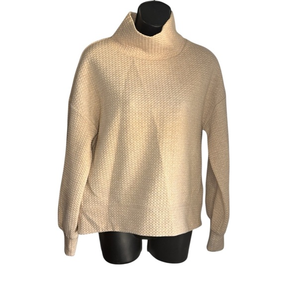 CALIA by Carrie Underwood Beige Cowl Neck Sweater Sz small preloved - Picture 2 of 7